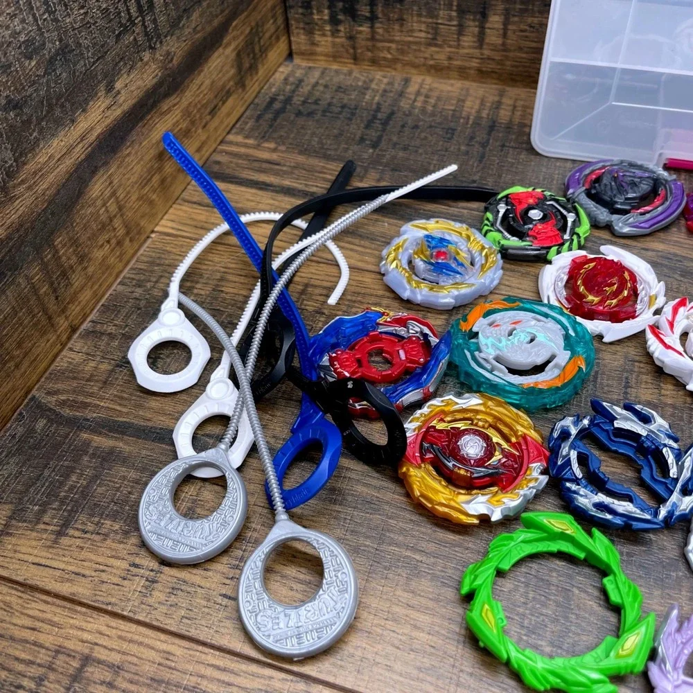 Beyblade Burst Metal Forge Discs Lot 20+ Cast Weights Chassis Armor Rings